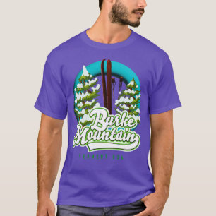 Burke berg vermont us ski t-shirt