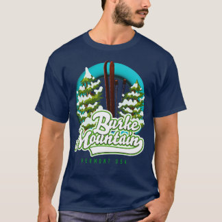 Burke berg vermont us ski t-shirt