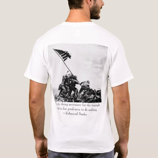 burke - boze overwinning t-shirt (Achterkant)