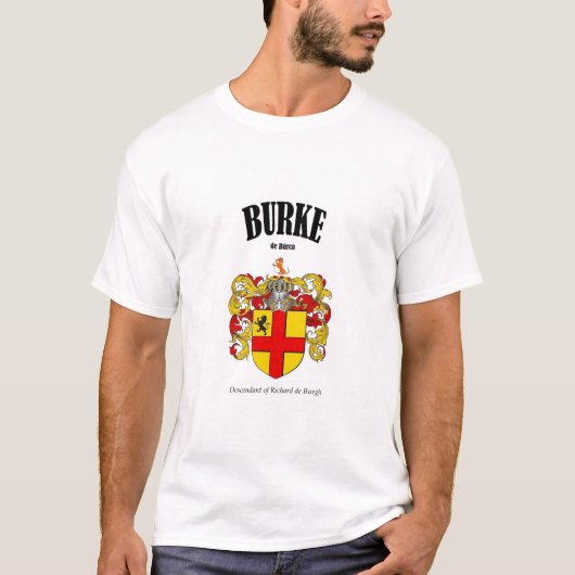 BURKE Crest vertaling & Betekenis T-Shirt (Voorkant)