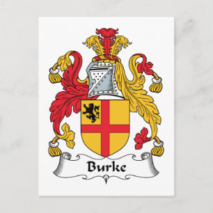 Burke Family Crest Briefkaart