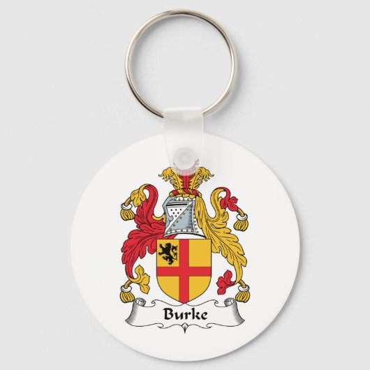 Burke Family Crest Sleutelhanger (Voorkant)