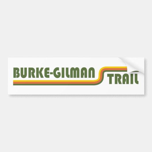 Burke-Gilman Trail Bumpersticker (Voorkant)