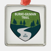Burke-Gilman Trail Metalen Ornament (Voorkant)