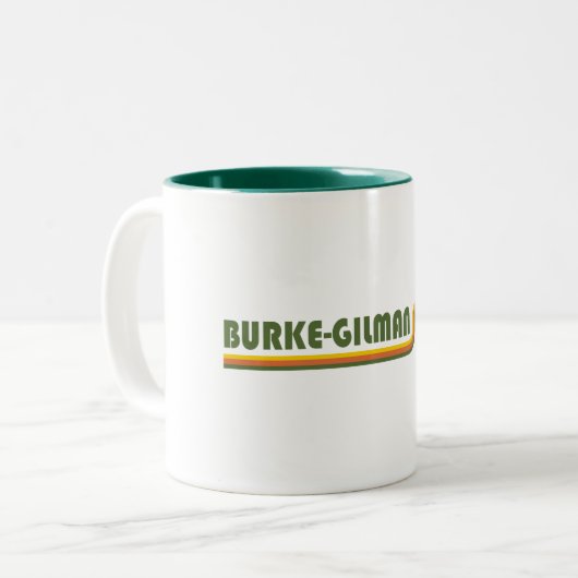 Burke-Gilman Trail Tweekleurige Koffiemok (Voorkant links)