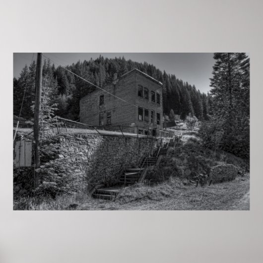 BURKE IDAHO - MIJNHOST TOWN POSTER (Voorkant)