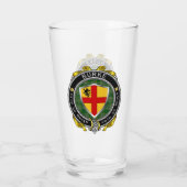 Burke Irish Shield Bierglas Glas (Achterkant)