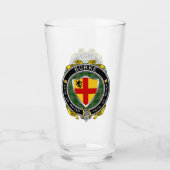 Burke Irish Shield Bierglas Glas (Voorkant)