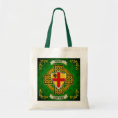 Burke Irish Shield & Celtic Cross Persoonlijk Tote Bag (Voorkant)