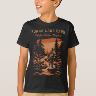 Burke Lake Park Fairfax Station Virginia Wandelrou T-shirt