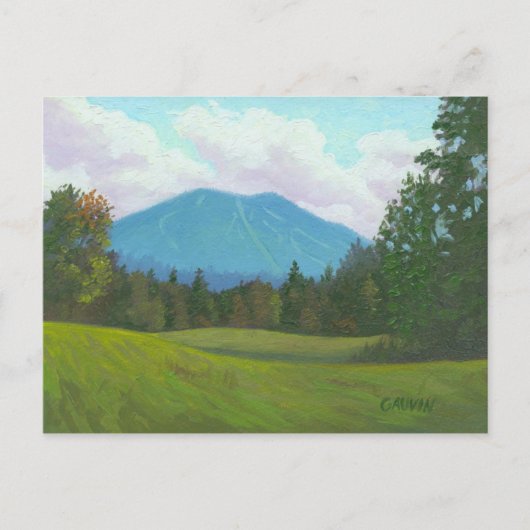 Burke Mountain, East Burke vermont Briefkaart (Voorkant)
