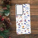 Burke Mountain Vermont ski snowboard patroon Samsung Galaxy Hoesje<br><div class="desc">Een grappig winterskipatroon voor het skigebied Burke Mountain in Burke,  Vermont,  Verenigde Staten,  Noord-Amerika. Perfect cadeau-idee voor wintersportliefhebbers: ski,  snowboard,  freestyle,  skisprong,  langlaufen.</div>