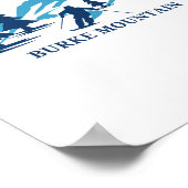 Burke Mountain Vermont Ski snowboarden in Vermont Poster (Hoek)