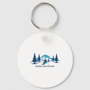 Burke Mountain Vermont Ski snowboarden in Vermont Sleutelhanger