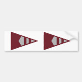 Burke Sailing Burgee Bumperstickers (Voorkant)