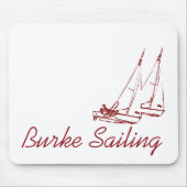 Burke Sailing Mousepad Muismat (Voorkant)