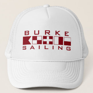 Burke Sailing Nautical Flags Trucker Hat Pet