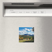 Burke, Vermont, mooie herfst, Magneet (Insitu (Vaatwasser))