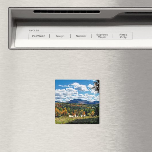 Burke, Vermont, mooie herfst, Magneet (Insitu (Vaatwasser))