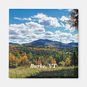 Burke, Vermont, mooie herfst, Magneet