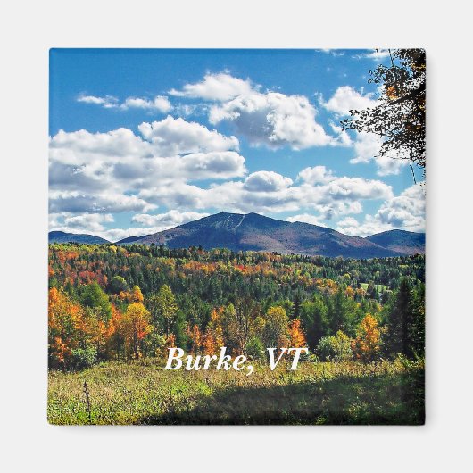 Burke, Vermont, mooie herfst, Magneet (Voorkant)