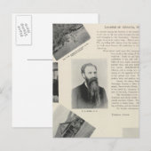 Burke's Sanitarium in Californië Briefkaart (Voorkant / Achterkant)