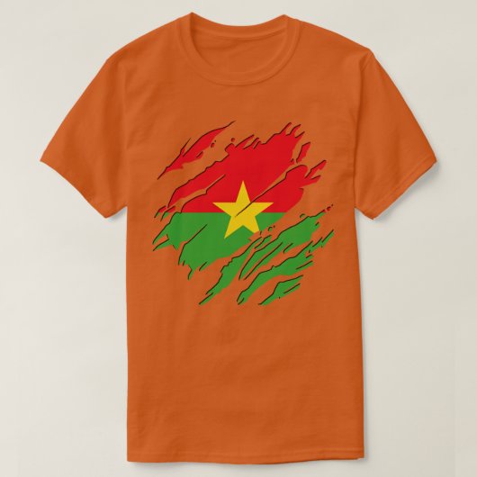 Burkina Faso Altijd T-shirt (Design voorkant)