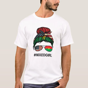 Burkina Faso Amerikaanse Vlag - USA Burkinese Troe T-shirt