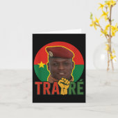 Burkina Faso - Bravo Captain Ibrahim Traoré _ Thom Kaart (Gele Bloem)