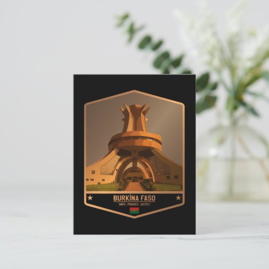 Burkina Faso Briefkaart (Staand voorkant)