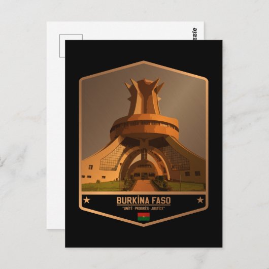 Burkina Faso Briefkaart (Voorkant / Achterkant)