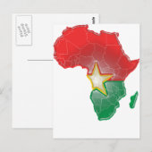 Burkina Faso Briefkaart (Voorkant / Achterkant)