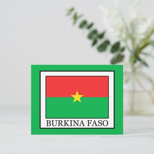 Burkina Faso Briefkaart (Staand voorkant)