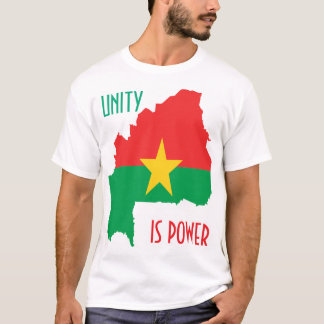 BURKINA FASO: EENHEID IS MACHT T-SHIRT