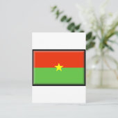 Burkina Faso Flag Briefkaart (Staand voorkant)