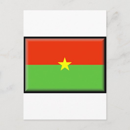 Burkina Faso Flag Briefkaart (Voorkant)