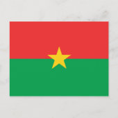 Burkina Faso Flag Briefkaart (Voorkant)