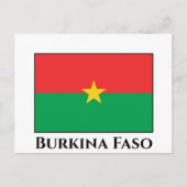 Burkina Faso Flag Briefkaart (Voorkant)