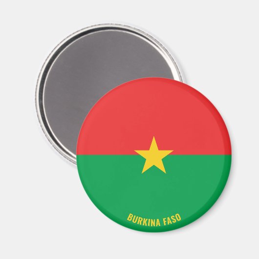 Burkina Faso Flag Charming Patriotic Magneet (Voorkant / Achterkant)