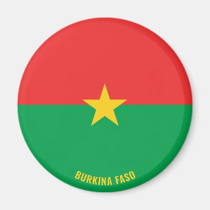 Burkina Faso Flag Charming Patriotic Magneet