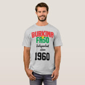 Burkina Faso Flag Independence Celebration T-shirt (Voorkant volledig)