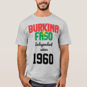 Burkina Faso Flag Independence Celebration T-shirt (Voorkant)
