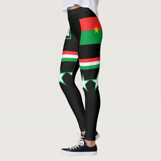 Burkina Faso Flag Leggings (Links)