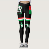 Burkina Faso Flag Leggings (Voorkant)