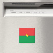 Burkina Faso Flag Magnet (Insitu (Vaatwasser))