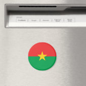 Burkina Faso Flag Magnet (Insitu (Vaatwasser))
