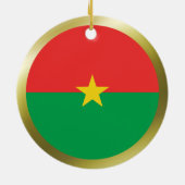 Burkina Faso Flag Ornament (Achterkant)