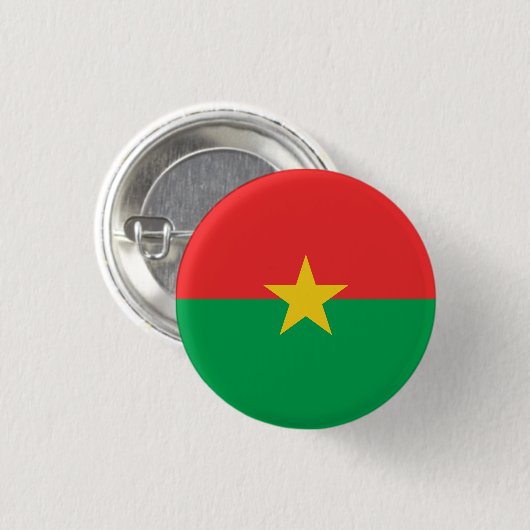 Burkina Faso Flag Ronde Button 3,2 Cm (Voorkant /achterkant)