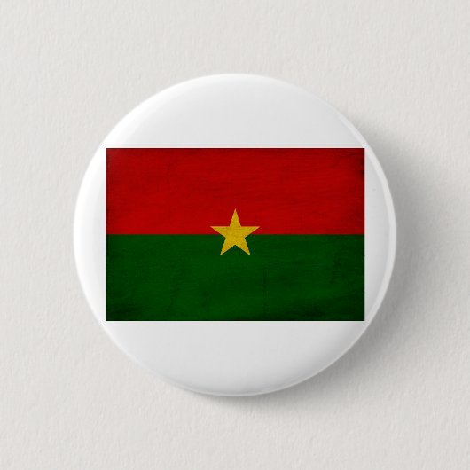 Burkina Faso Flag Ronde Button 5,7 Cm (Voorkant)