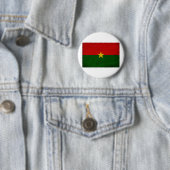 Burkina Faso Flag Ronde Button 5,7 Cm (In situ)